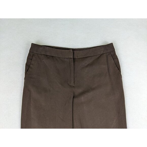 RAFAELLA - WOMEN'S BROWN FLAT FRONT DRESS PANTS - SIZE 8 - Picture 5 of 9